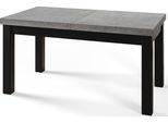 Tavolo Da Pranzo 120 Cm / 160 Cm, Tavolo Allungabile, Tavolo Da Cucina, Tavolo Da Pranzo, Tavolo Da Soggiorno, Tavolo Da Camera, Tavolo Moderno, Tavolo A Soppalco, Gambe Nere, Classico, 120X80, Helles Atelier