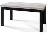 Tavolo Da Pranzo 120 Cm / 160 Cm, Tavolo Allungabile, Tavolo Da Cucina, Tavolo Da Pranzo, Tavolo Da Soggiorno, Tavolo Da Camera, Tavolo Moderno, Tavolo Da Soppalco, Gambe Nere, Classico, 120X80, Marmo