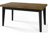 Tavolo Da Pranzo 120 Cm / 160 Cm, Tavolo Allungabile, Tavolo Da Cucina, Tavolo Da Pranzo, Tavolo Da Soggiorno, Tavolo Da Camera, Tavolo Moderno, Tavolo Da Soppalco, Gambe Nere, Scandinavo, 120X80, Lefkas