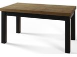 Tavolo Da Pranzo 120 Cm / 160 Cm, Tavolo Allungabile, Tavolo Da Cucina, Tavolo Da Pranzo, Tavolo Da Soggiorno, Tavolo Da Camera, Tavolo Moderno, Tavolo Da Soppalco, Gambe Nere, Classico, 120X80, Lefkas