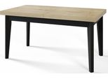 Tavolo Da Pranzo 120 Cm / 160 Cm, Tavolo Allungabile, Tavolo Da Cucina, Tavolo Da Pranzo, Tavolo Da Soggiorno, Tavolo Da Camera, Tavolo Moderno, Tavolo Da Soppalco, Gambe Nere, Scandinavo, 120X80, Halifax