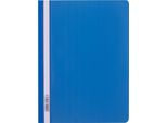 D.Rect 25 Pezzi | Raccoglitore A Fogli Mobili In Plastica A4 Con Copertina Trasparente | Raccoglitore A Fogli Mobili In Plastica In Film Pp Blu