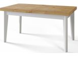 Tavolo Da Pranzo 120 Cm / 160 Cm, Tavolo Allungabile, Tavolo Da Cucina, Tavolo Da Pranzo, Tavolo Da Soggiorno, Tavolo Da Camera, Tavolo Moderno, Tavolo Loft, Gambe Bianche, Scandinavo, 120X80, Lancelot