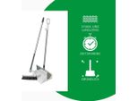 Novaliv 4X Set Per Spazzare In Piedi "Combi"" In Metallo Di Alta Qualità (Lunghezza 120 Cm) - Design Ergonomico Spazzola Con Paletta Paletta Con Manico Lungo"
