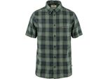 FjÄLlrÄVen ÖVik Travel Shirt Ss M Dark NAVY-PATINA Green Dark NAVY-PATINA Green M