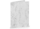 RöSsler Papier 220706514 Coloretti Doppio Cartoncino - Altezza A6, 5 Pezzi, Marmora Grigia