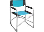 Brunner - Sedia Da Regista Captain Blu Chiaro - Carico Massimo 100 Kg - Dimensioni: 48 X 46 X H45/ 5 Cm. Carico: 100 Kg - Dimensioni: 48 X 46 X H45,5/81 Cm