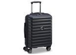 Delsey Paris Carrello Shadow 5.0 4DR Cabin Trolley Slim Line 55 Black Nero