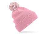 Beechfield - Berretto "Snowstar"" Per Uomo/Donna Unisex PC4146 (Taglia Unica) (Rosa Antico/Bianco Naturale)"