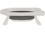 Vaschetta Da Bagno Pieghevole Con Piedini Ripiegabili - 33 L / 82 X 47 Cm - Vaschetta Da Bagno In Plastica Antiscivolo In Bianco - Vaschetta Da Bagno Antiscivolo Per Neonati E Bambini Piccoli