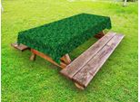 Abakuhaus Tovaglia Astratta Verde Per Esterni, Motivo Jumble Shamrock A Tema San Patrizio, Verde Smeraldo, 145X210 Cm