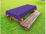 Abakuhaus Tovaglia Paisley Outdoor, Stile Orientale Persiano Con Motivo Etnico A Foglie In Effetti Decorativi, Blu Viola Violetto, 145X305 Cm