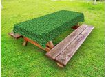 Abakuhaus Tovaglia Jungle Leaf Outdoor, Motivo Ispirato Alla Natura Con Foglie Tropicali Delle Piantagioni Hawaiane, Verde Lime, 145X305 Cm