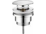 Accessori Sapho - Presa Per Lavabo, Click-Clack, Cromo CV1002