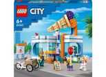 Lego 60363 Gelateria City, Negozio Giocattolo Per Bambini Dai 6 Anni In Su, Set Con 3 Minifigure Con Accessori Divertenti E Una Bici Da Carico, Regalo Di Compleanno Per Bambini E Bambine