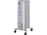 Qlima EOR2015 Stufa Elettrica Per Ambienti Interni Bianco 1500 W Termoventilatore Ad Olio