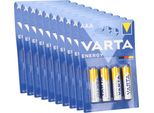 40X Varta Energy Almn Aaa 1,5V Micro Batteria In Blister Da 4 Pezzi