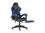 Sedia Da Gioco Con Poggiapiedi - Sedia Da Gioco Ergonomica - Con Cuscino Lombare + Poggiatesta - Sedia Da Gioco - Regolabile In Altezza - Colore