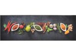 Vidaxl Tappeto Da Cucina Lavabile Per Spezie 60X180 Cm Velluto