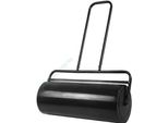 Costway Rullo Per Prato Rullo A Mano Rullo Per Giardino Tamburo Resistente, Rullo Per Prato Ideale Per Prati Piani (48L / 114X60X32Cm, Nero)