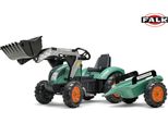Falk Super Loader 1054AM Trattore A Pedali Con Caricatore E Rimorchio - Verde