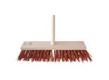 Scopa Stradale, 400 X 70 Mm, Con Manico 140 Cm, Pelo 9 Cm, Rosso, Enpro