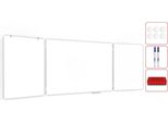 Lavagna Magnetica Cancellabile A Secco Bianca "Trittico"" 100X150 // 300 Cm"