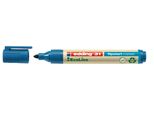 10X Edding 4-31003 31 Marcatore Per Lavagna A Fogli Mobili Ecoline - Ricaricabile, 1,5 - 3 Mm, Blu
