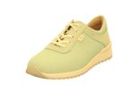 Finn Comfort Cerritos, Scarpa Stringata Da Donna, Pelle/Tessuto, Menta, Plantare Estraibile - Scarpe Da Donna, Scarpe Comode Stringate, Verde, Pelle/Tessuto (Rete Sportiva/Poncho)