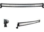 Striscia Luminosa A Led, Design Curvo, Illuminazione Per Veicoli Fuoristrada, 42In Senza Cavo