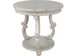 Tavolino Clayre & Eef Ø 66X64 Cm Legno Grigio