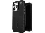 Speck Presidio2 Grip Clicklock & Magsafe - Custodia Per Iphone 15 Pro (Nero / Grigio Ardesia / Bianco)