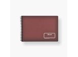 Sketchbook Retro - A4 / 25 Fogli / Bordeaux / Interno Nero