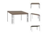 Vidaxl Padiglione A Muro 4X3X2,5 M Taupe - Padiglioni E Tende Per Feste