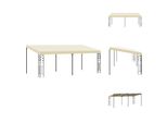 Vidaxl Padiglione A Muro 6X3X2,5 M Bianco Crema - Padiglioni E Tende Per Feste