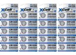 20X Xcell Litio A Bottone CR1220 3V/40Mah (4X Confezione Da 5)