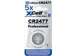 5X Xcell Litio A Bottone CR2477 1 Blister 3V/950Mah