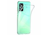 Smartphonica Custodia Per Telefono Adatta A Samsung Galaxy A31 Silicone Trasparente - Custodia Trasparente Traslucida Coperchio Posteriore