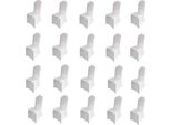 Copertura Del Sedile Della Sedia Di Nozze, Materiale Dell'elastam, Opzioni Differenti Della Quantità, Copertura Della Sedia 20Pcs