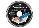 Graphite Disco Diamantato Professionale 110 Mm Per Piastrelle In Ceramica, Granito E Marmo Disco Da Taglio Diamantato 110X22,2 Mm