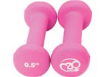 Fitness Mad - Set Di Manubri (Confezione Da 2) CS1073 (0,5 Kg) (Rosa)