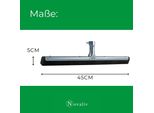 Novaliv 4X Tergivetro Doccia Manico Lungo 137 Cm Tergivetro Doccia 45 Cm Patio Grande Tergivetro Acqua Metallo Pavimento Piscina Bagno Tergivetro Xxl Largo Piastrelle Acqua Patio
