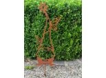 Tappo Da Giardino In Acciaio Inox Timo Lo Gnomo Con Farfalle