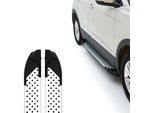 Turtle Trittbrett Sapphire V1 Hyundai Tucson Tl 2016 - 2021 , Silber