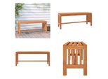 Vidaxl Panca Da Giardino 110 Cm In Legno Massiccio Di Eucalipto - Panca Da Giardino - Panca Da Giardino - Panca Da Esterno