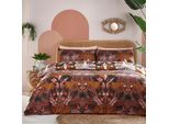 Furn - Jungle - Set Di Biancheria Da Letto "Kaihalulu"" Reversibile RV2963 (Superking) (Bacche Di Cacao)"