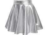Gonna Da Donna Taglia Xl Gonna Corta Mini Gonna Lucida Metallica Gonna Skater Gonne A Vita Bassa Danza Tutu Partito Club Costume
