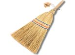Novatool Scopa Piccola Scopa Con Manico Corto 40Cm Scopa Di Paglia Scopa Per Bambini Scopa Per Streghe Piccola Scopa Da Giardino Mini Scopa Piccola Ideale Come Scopa Per Bambini E Scopa Da Campeggio