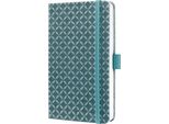 Sigel JN138 Taccuino Sigel Jolie Flair, Pelle Finta, Din A6, Blu Oceano