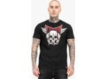 T-Shirt Uomo Regular Fit Hamlines Black/Red/Ecru M Tapout